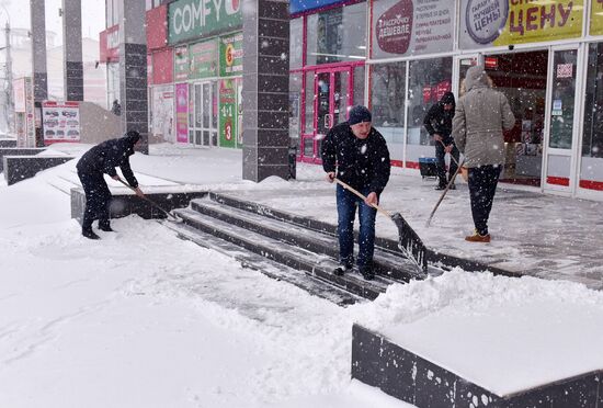 Снег в Крыму