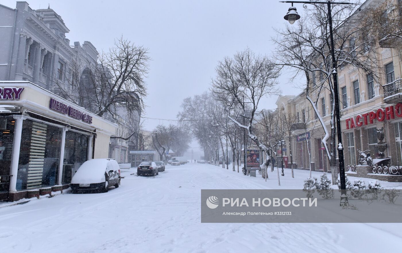 Снег в Крыму
