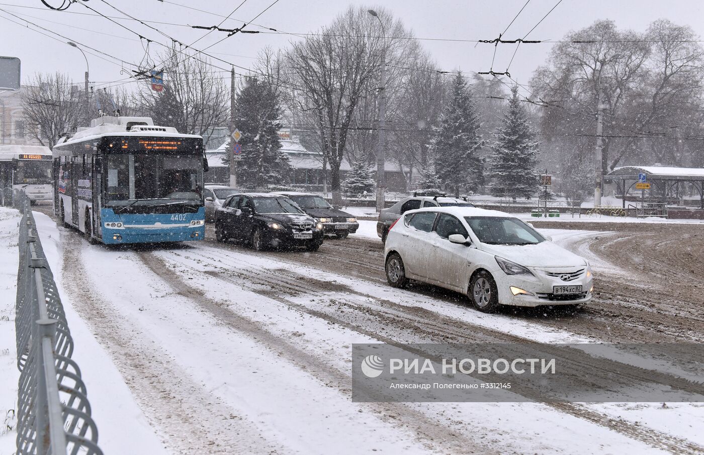 Снег в Крыму
