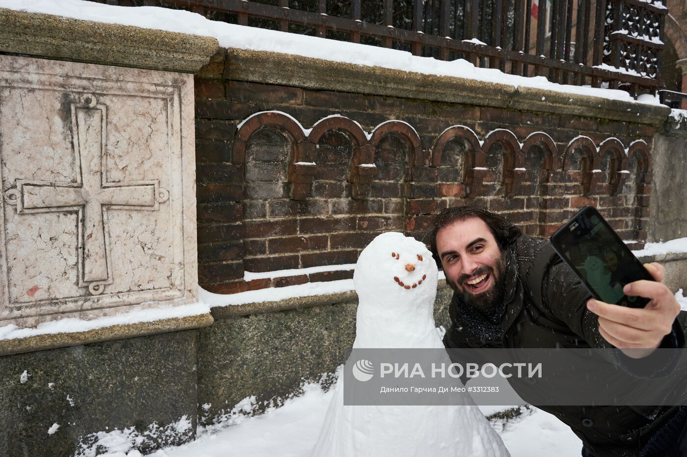 Снегопад в Италии | РИА Новости Медиабанк