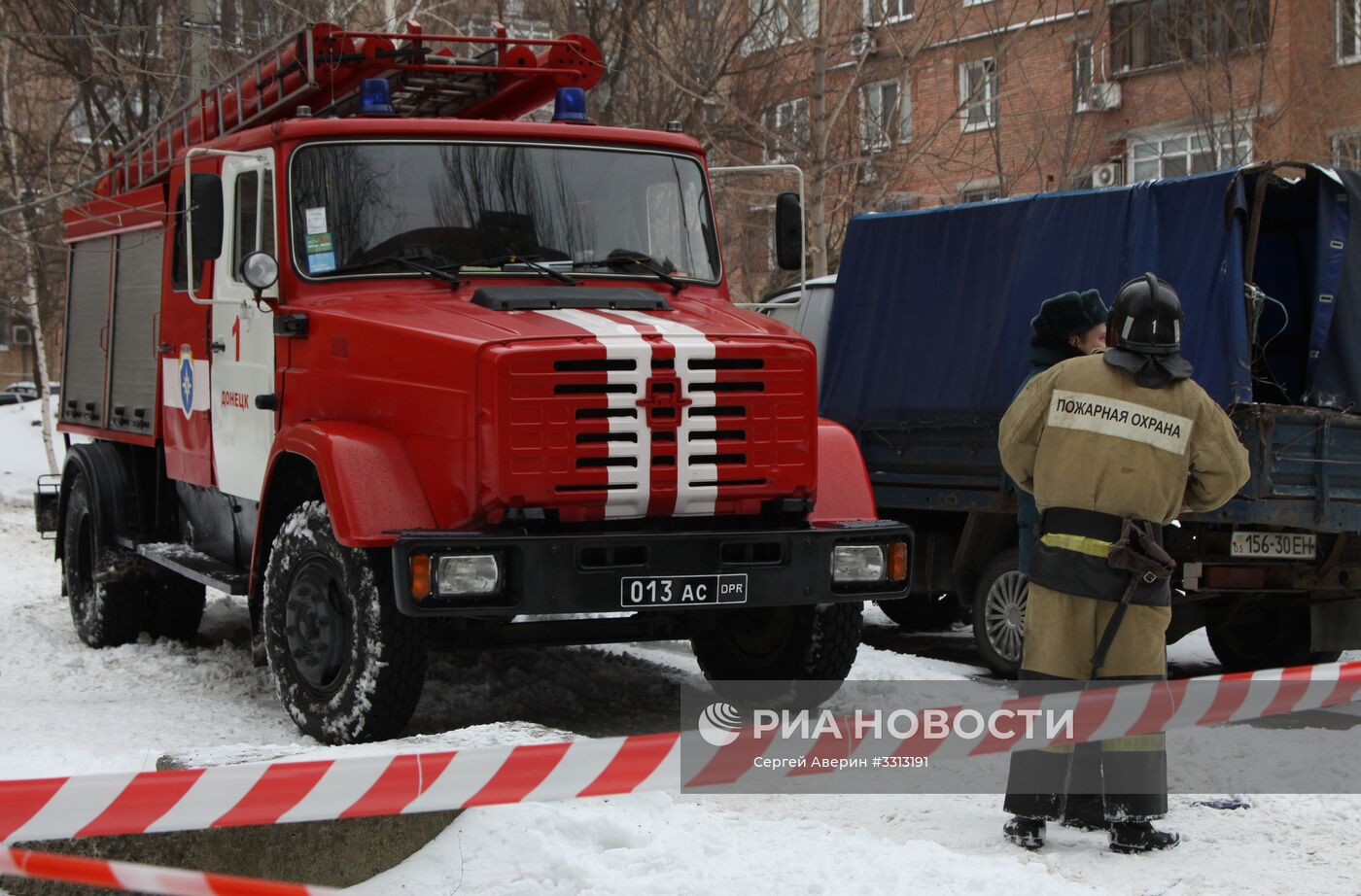 Взрыв прогремел в центре Донецка