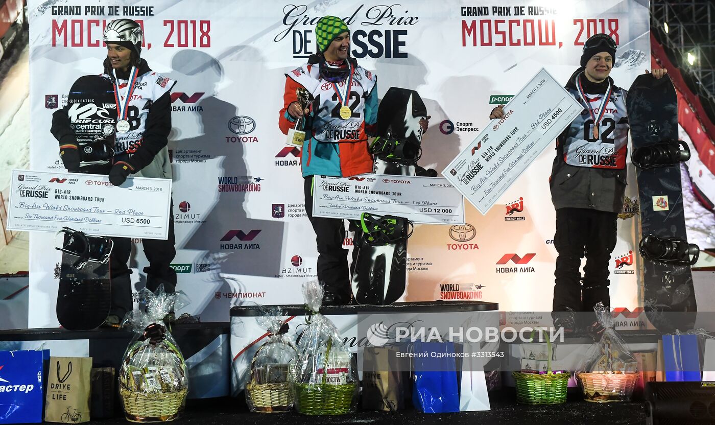 Сноуборд. Мировой тур Grand Prix de Russie 2018