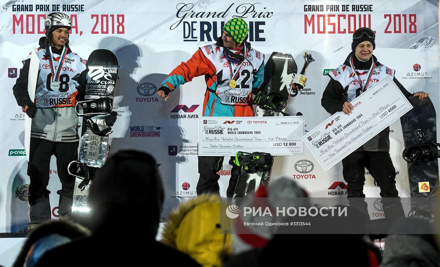 Сноуборд. Мировой тур Grand Prix de Russie 2018