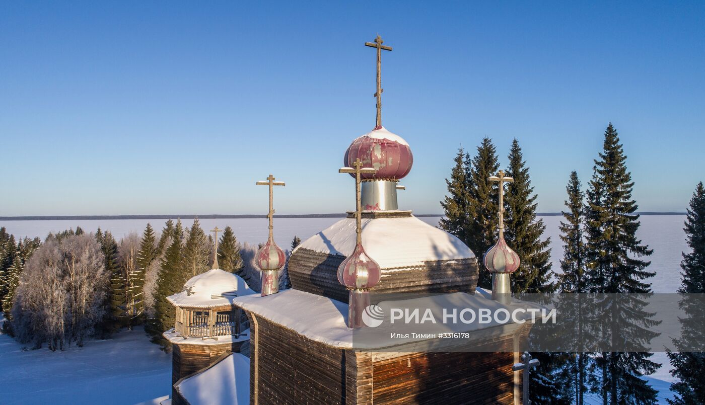 Мужской монастырь Свято-Ильинская Водлозерская пустынь