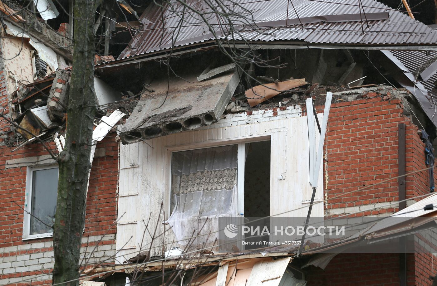 Взрыв газа в жилом доме в Краснодаре