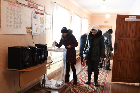 Досрочное голосование на выборах президента РФ в Тюменской области