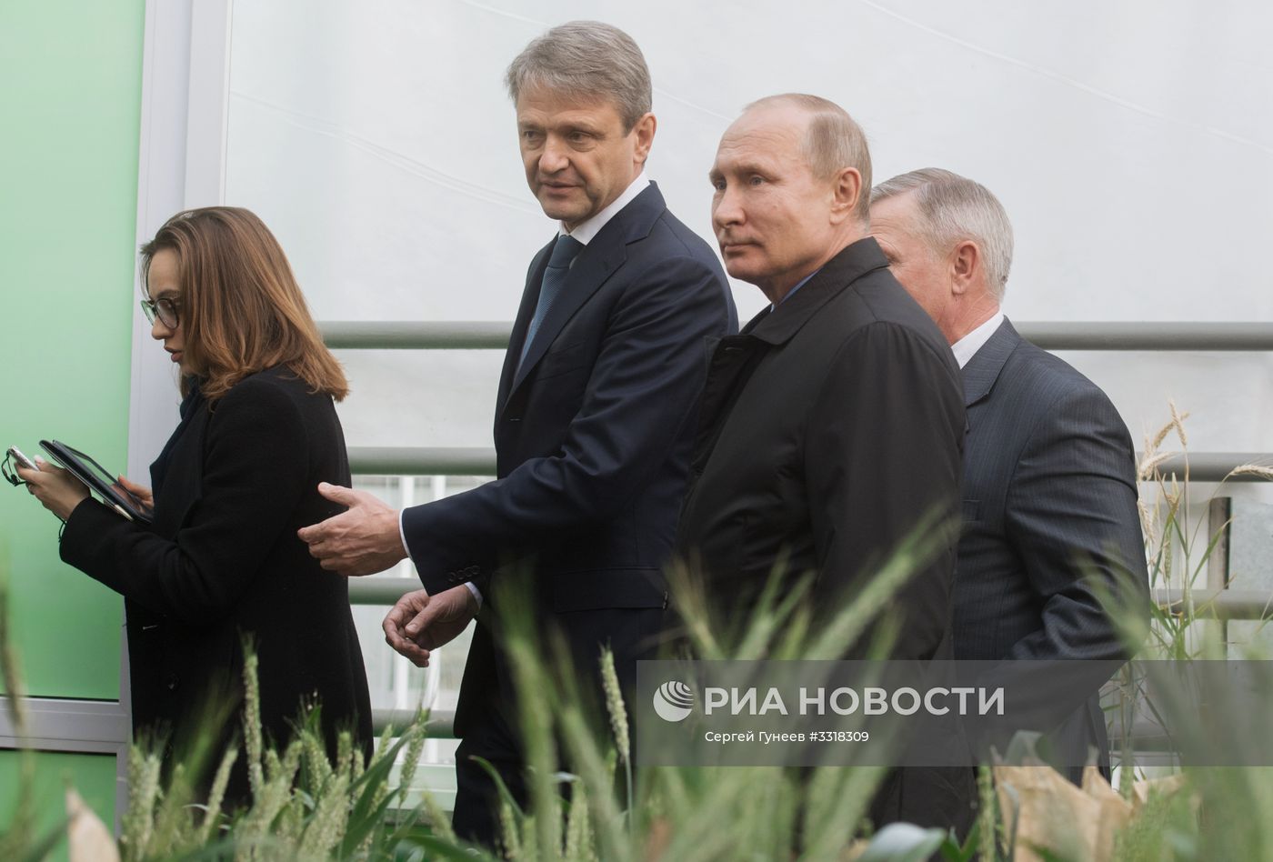 Рабочая поездка президента РФ В. Путина в Краснодар