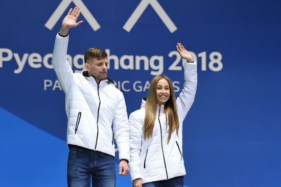 Паралимпиада 2018. Церемония награждения. Четвертый день