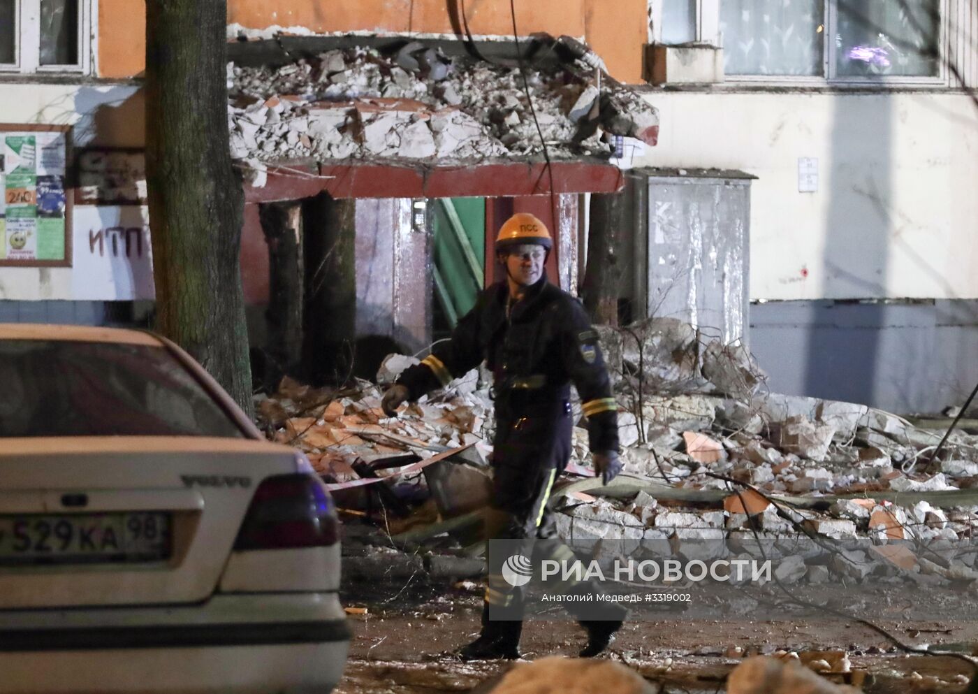 Взрыв газа в жилом доме в Санкт-Петербурге