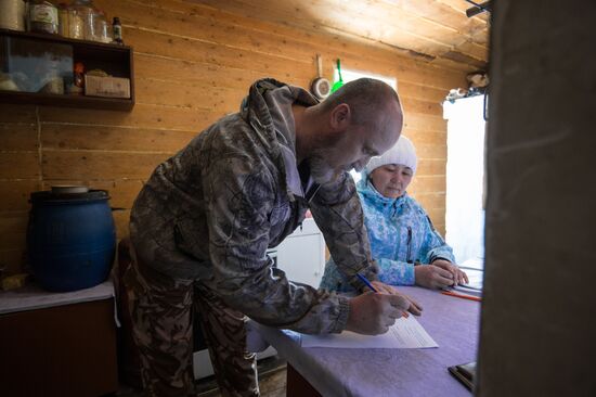 Досрочное голосование на выборах Президента РФ в Республике Алтай
