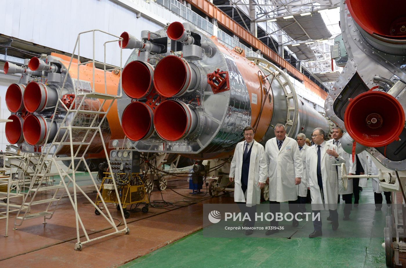 Заместитель председателя правительства РФ Д. Рогозин посетил Самару