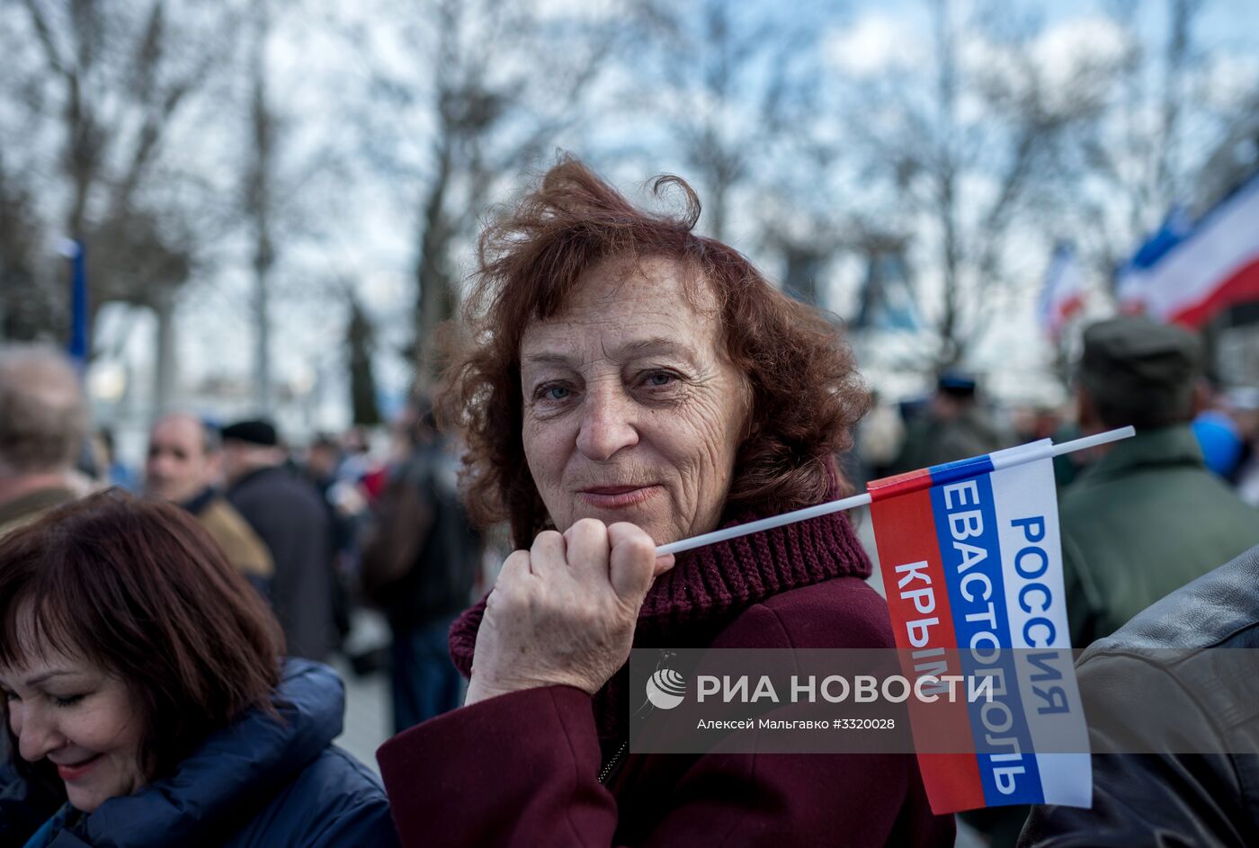 Митинг в Севастополе в честь годовщины воссоединения Крыма с Россией