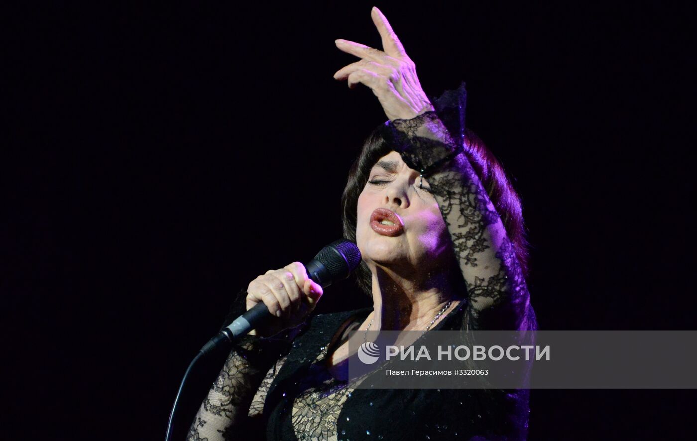 Концерт французской певицы Мирей Матьё в Москве
