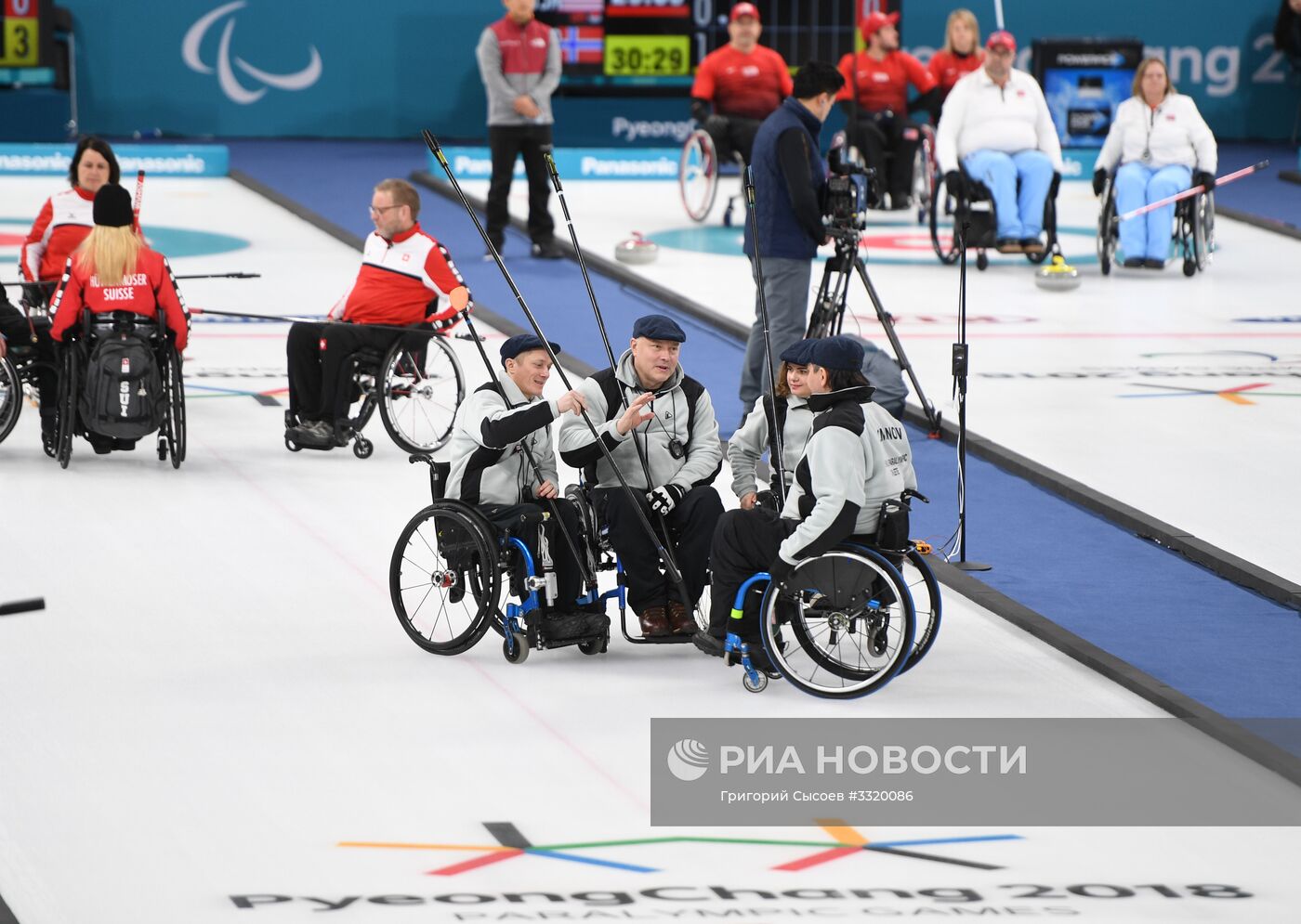 Паралимпиада 2018. Керлинг. Матч Швейцария - Россия