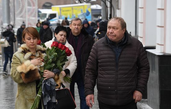 Прощание с актером Олегом Табаковым