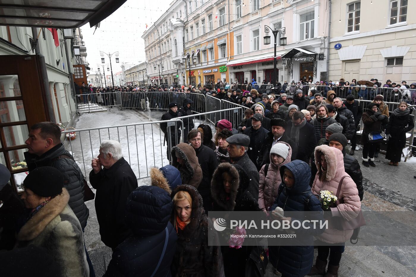 Прощание с актером Олегом Табаковым