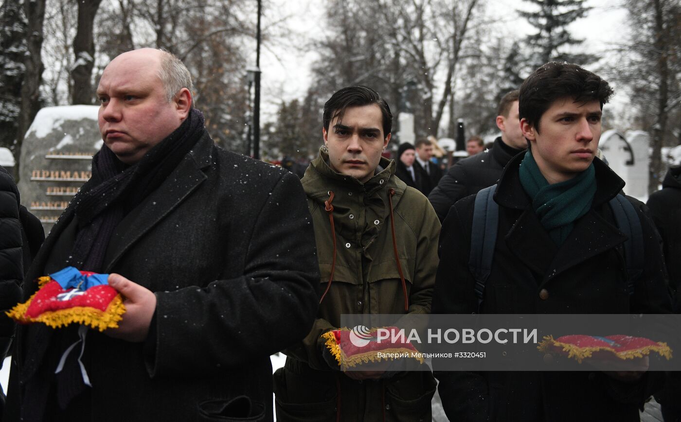 Прощание с актером Олегом Табаковым