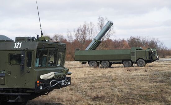 Тактические учения береговых ракетных войск Балтийского флота