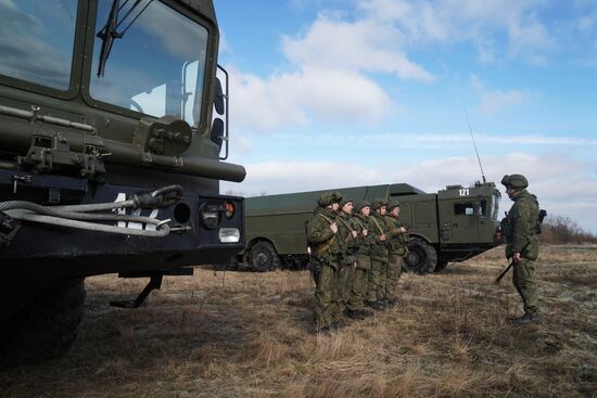 Тактические учения береговых ракетных войск Балтийского флота