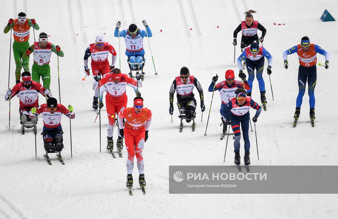 Паралимпиада 2018. Лыжные гонки. Открытая эстафета