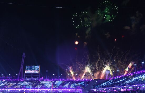 Церемония закрытия XII зимних Паралимпийских игр