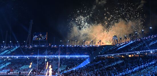 Церемония закрытия XII зимних Паралимпийских игр