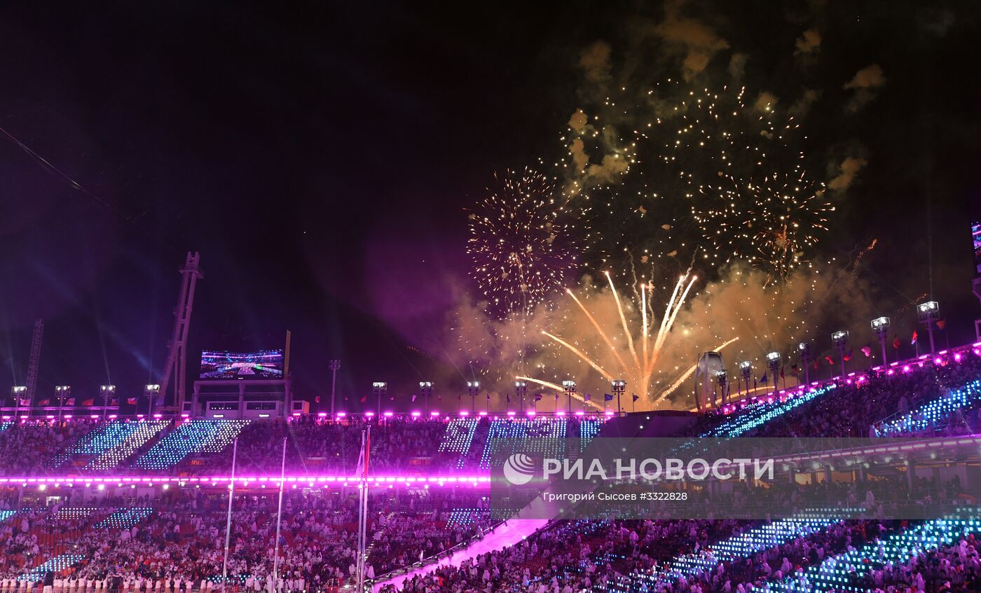 Церемония закрытия XII зимних Паралимпийских игр