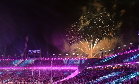 Церемония закрытия XII зимних Паралимпийских игр