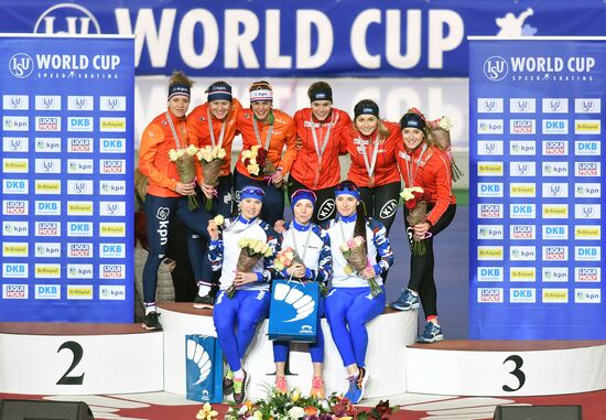 Конькобежный спорт. Финал Кубка мира. Второй день