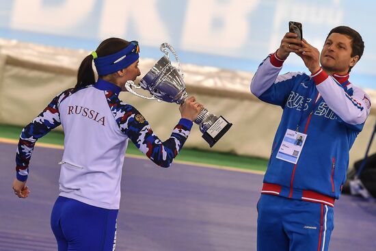 Конькобежный спорт. Финал Кубка мира. Второй день