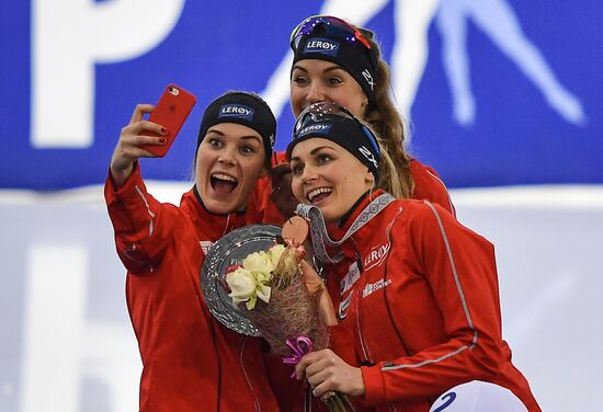 Конькобежный спорт. Финал Кубка мира. Второй день