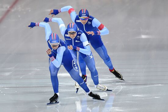 Конькобежный спорт. Финал Кубка мира. Второй день