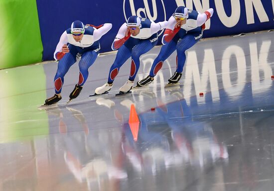 Конькобежный спорт. Финал Кубка мира. Второй день