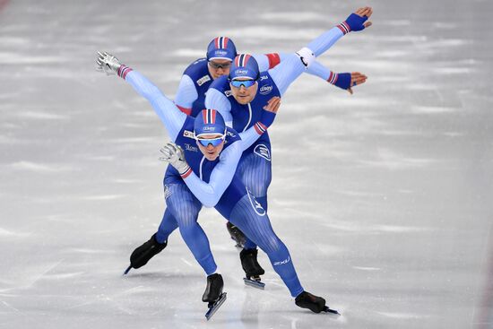 Конькобежный спорт. Финал Кубка мира. Второй день