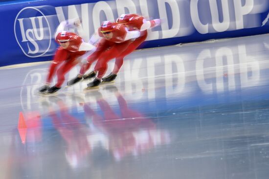 Конькобежный спорт. Финал Кубка мира. Второй день