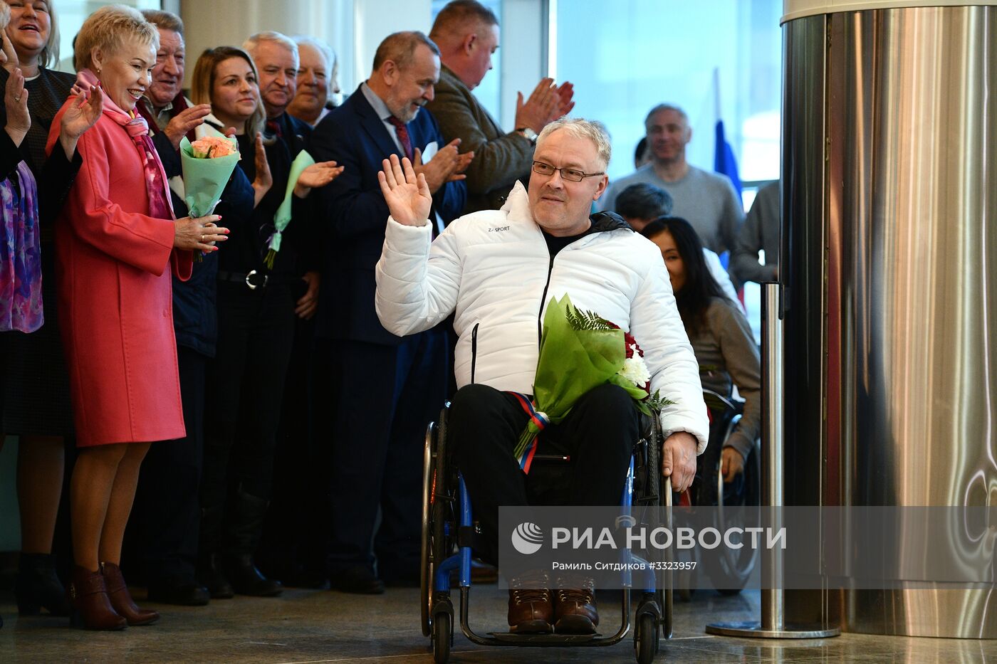 Встреча российских спортсменов - участников Паралимпиады 2018