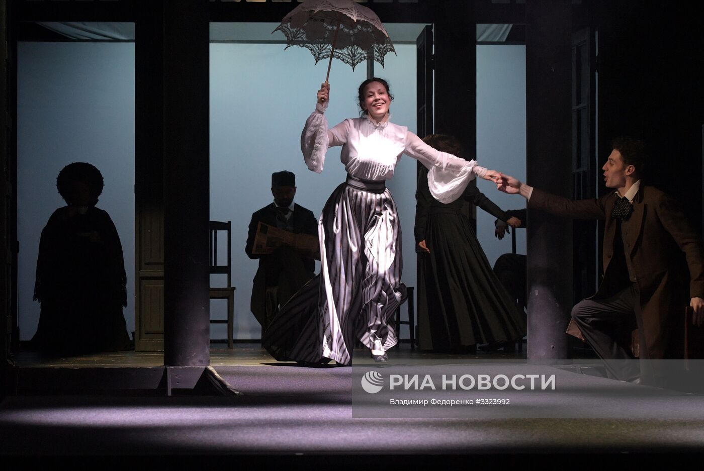 Прогон спектакля "Мадам Бовари" в Театре им. Евгения Вахтангова