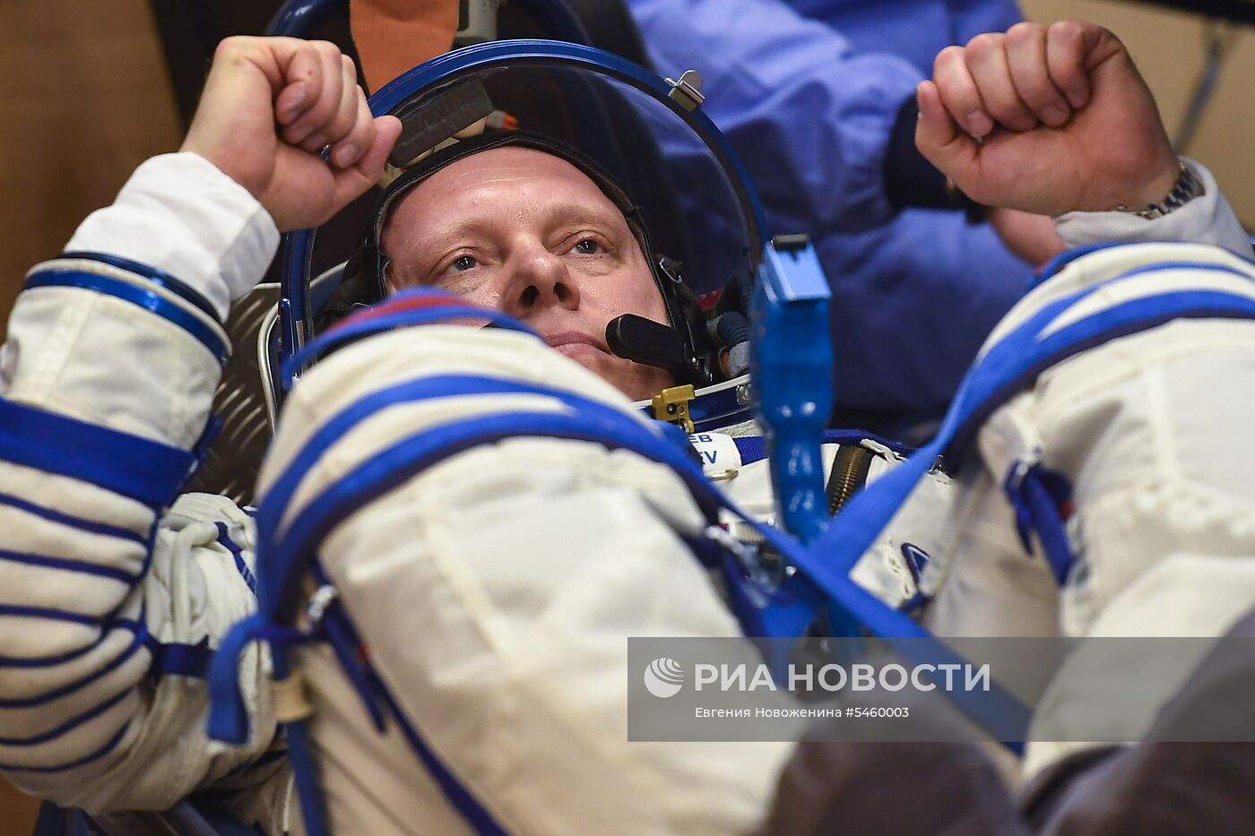 Запуск ракеты-носителя "Союз-ФГ" с кораблем "Союз МС-08" на космодроме Байконур