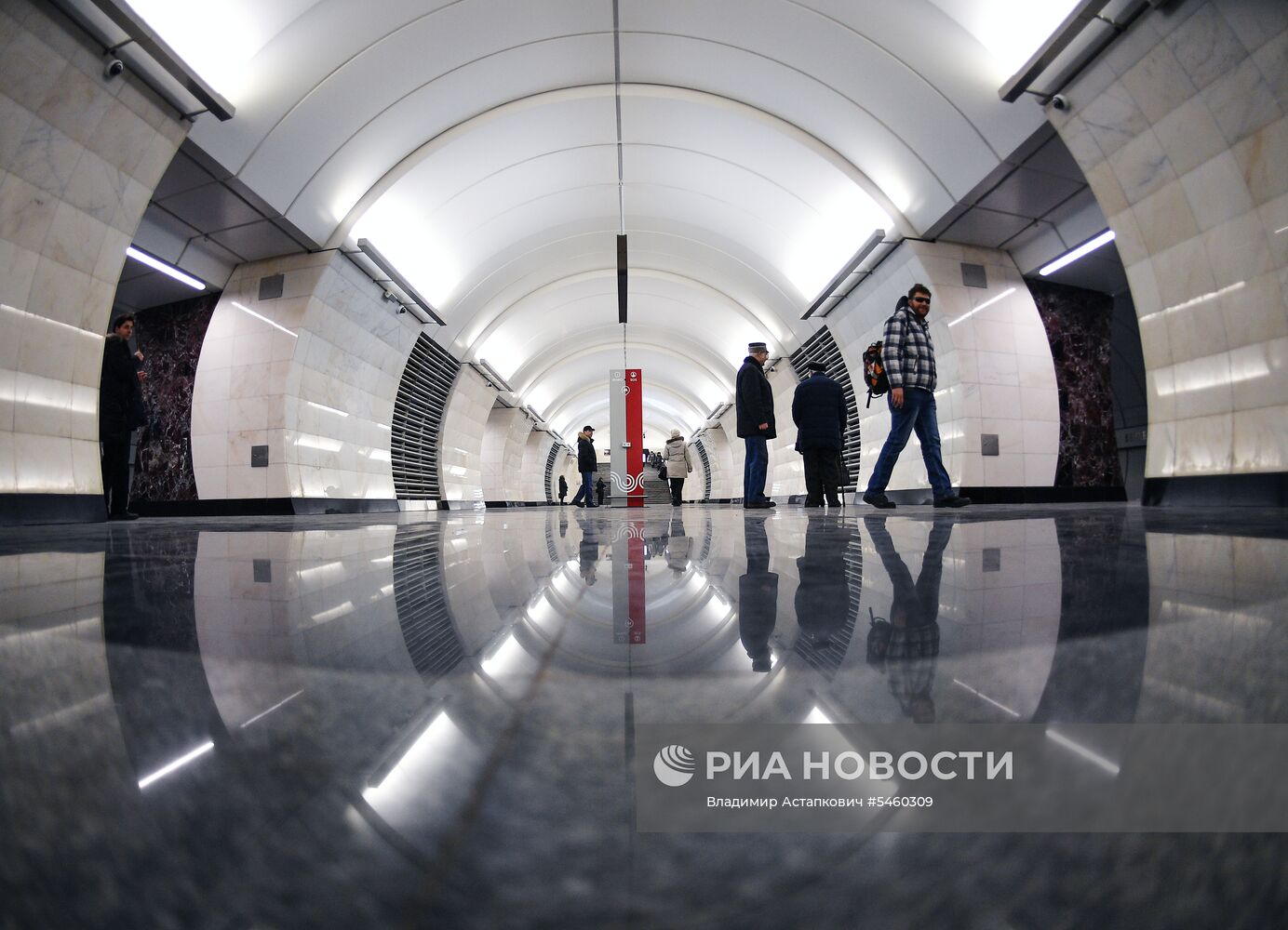 Открытие участка метро "Окружная" - "Селигерская"