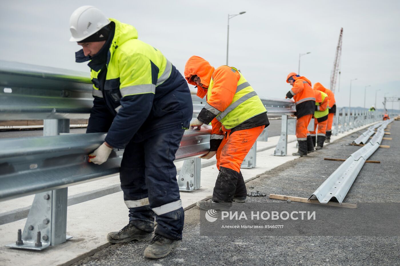 Строительство Крымского моста