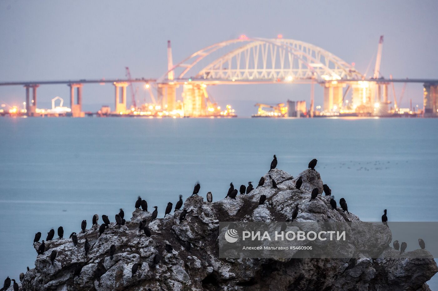 Строительство Крымского моста