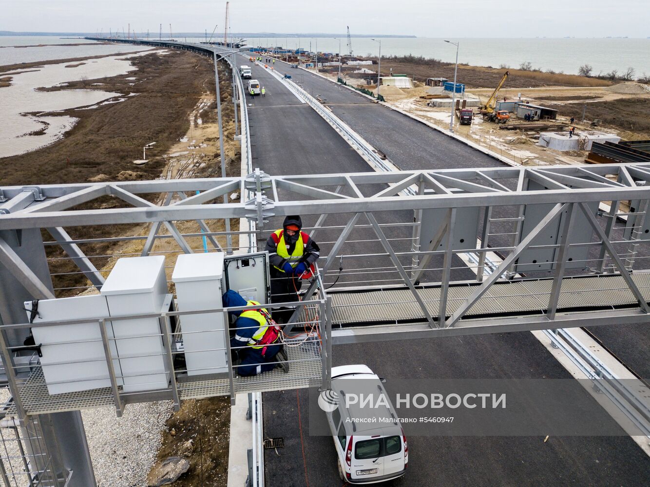 Строительство Крымского моста