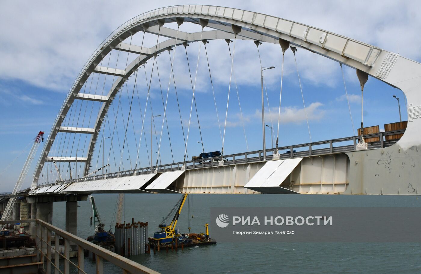 Строительство Крымского моста