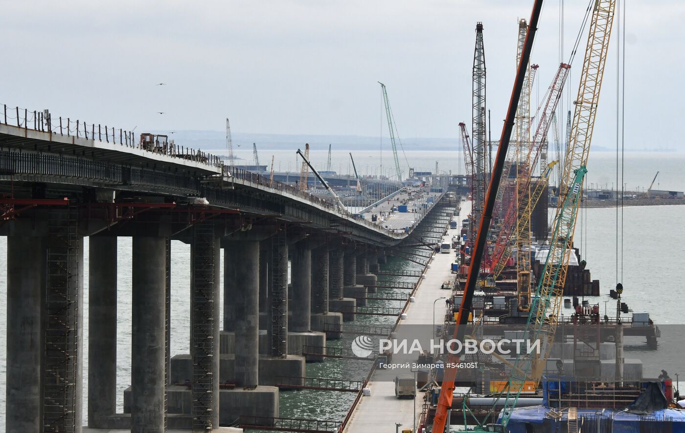 Строительство Крымского моста