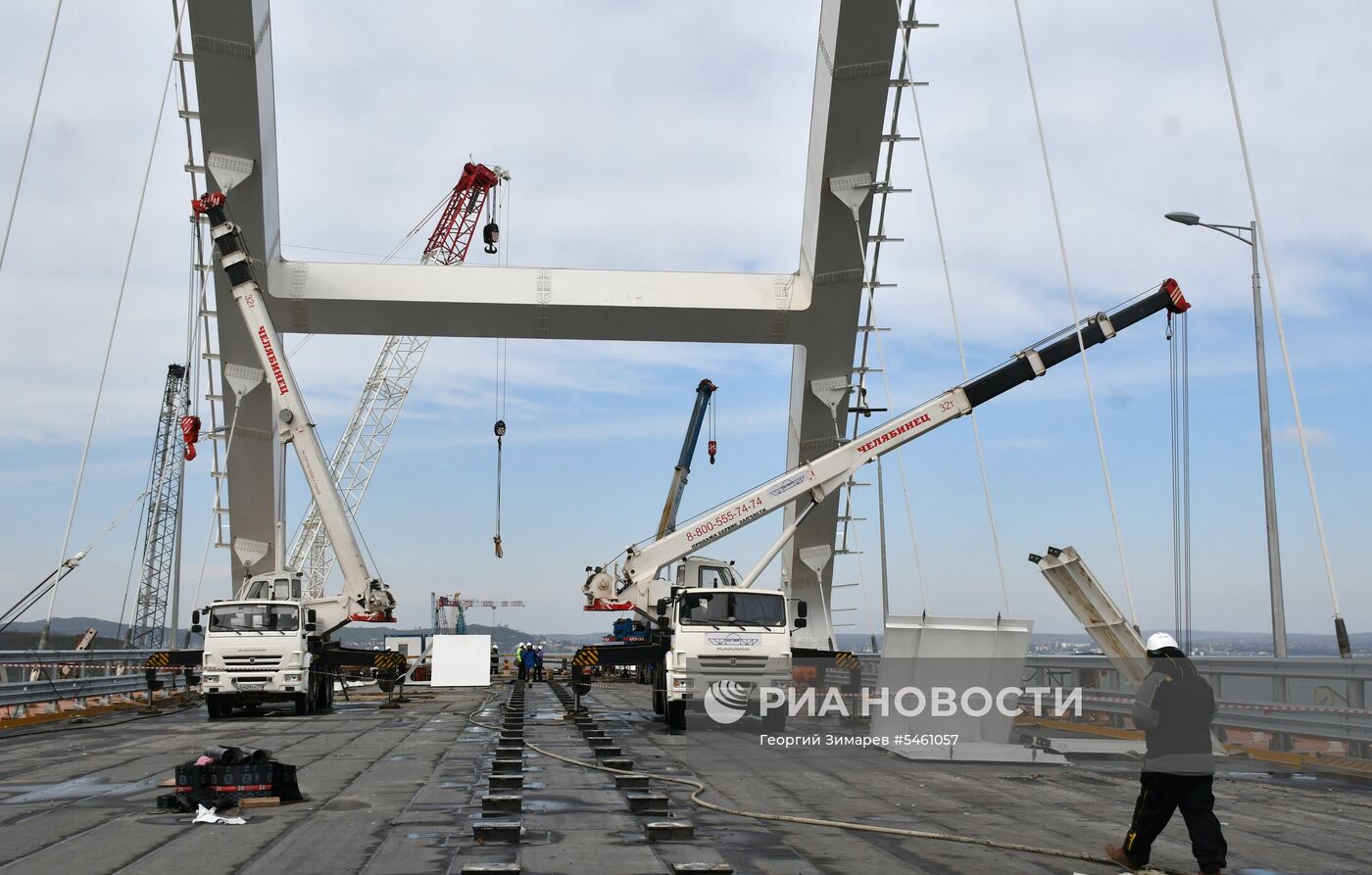 Строительство Крымского моста