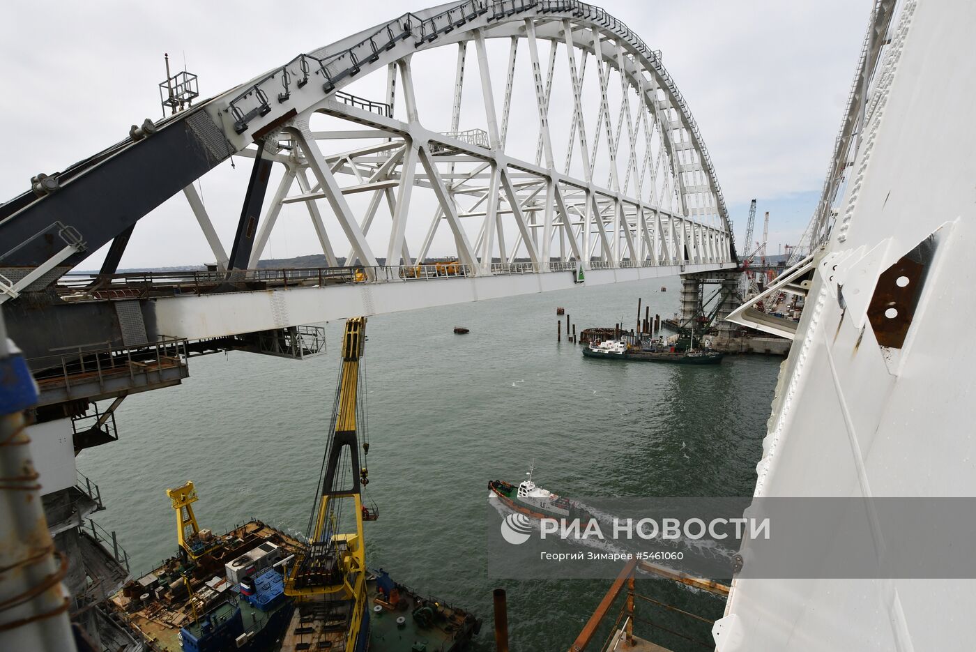 Строительство Крымского моста