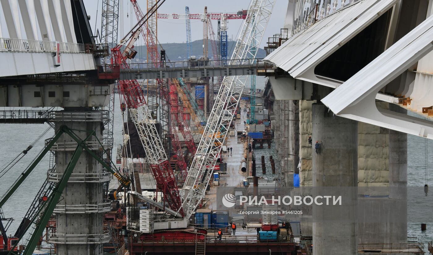 Строительство Крымского моста