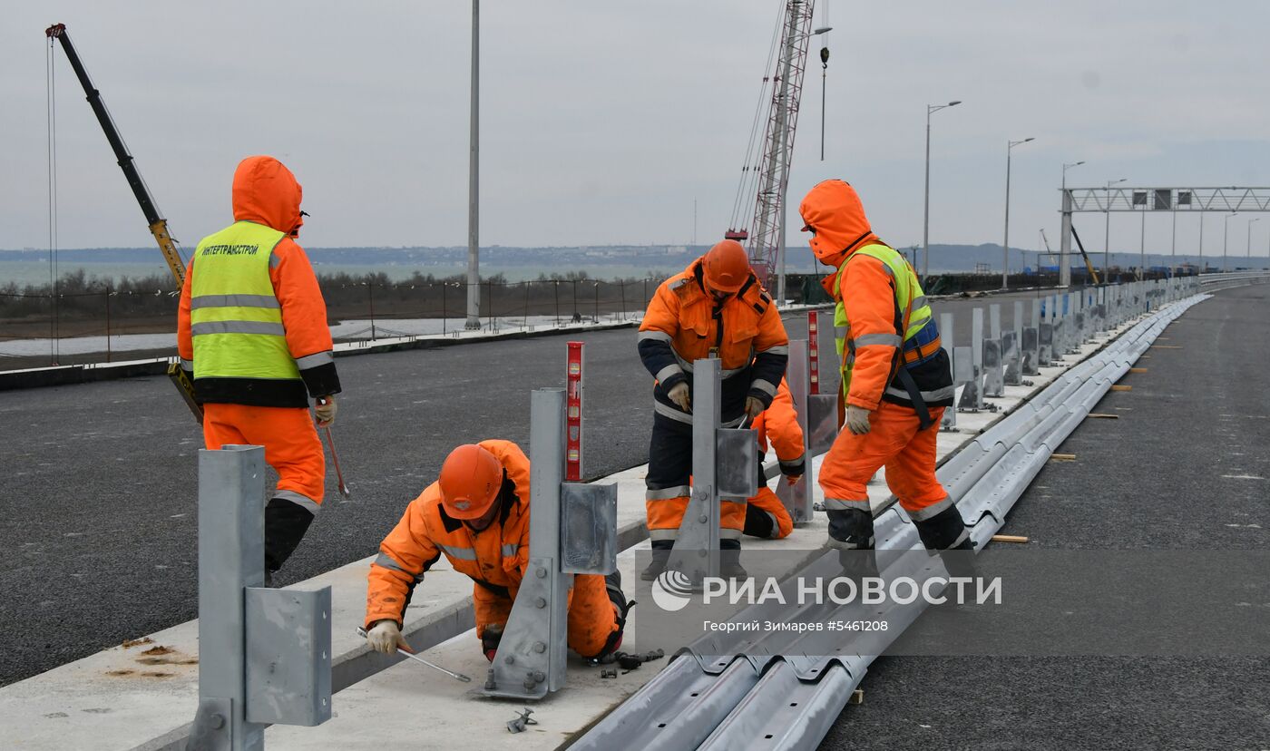 Строительство Крымского моста