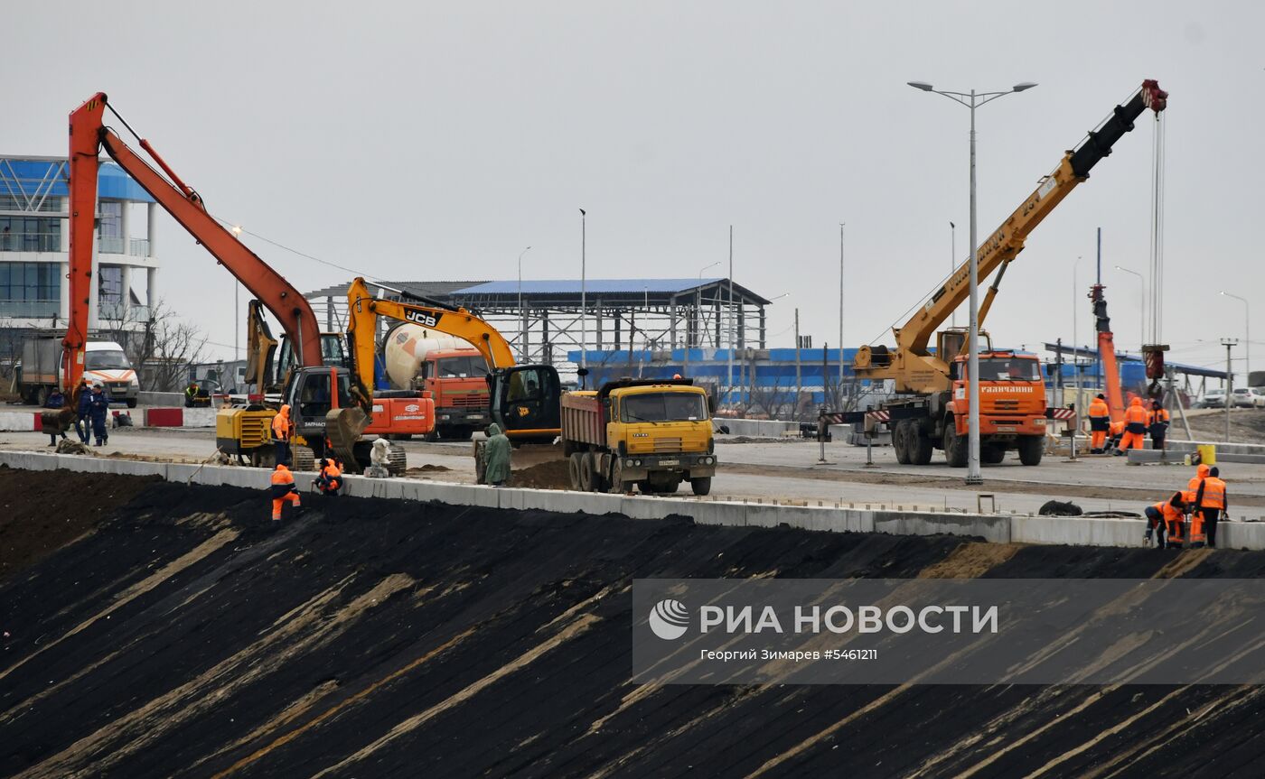 Строительство Крымского моста