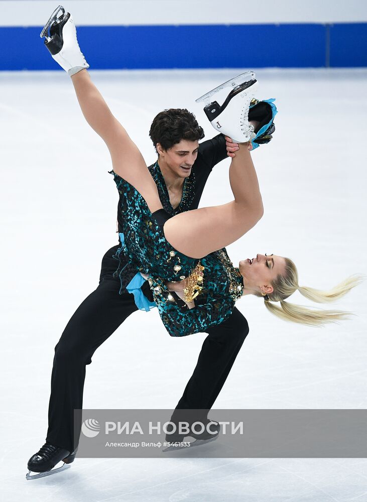 Фигурное катание. Чемпионат мира. Танцы. Короткая программа 